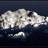 Iceberg - digital montage